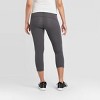 Over Belly Active Capri Maternity Pants - Isabel Maternity by Ingrid &  Isabel™ Gray XXL
