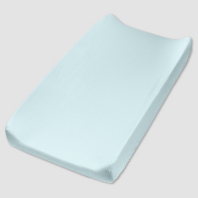 Honest Baby Organic Cotton Changing Pad Cover - Light Teal