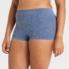 Women's Seamless Boy Shorts Underwear - Colsie™ Dark Blue - 4 of 4