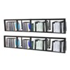 YIYIBYUS 2 Pcs Wall Mount 34 Inch Media Storage Rack, CD DVD Organizer Metal Shelf - 3 of 4