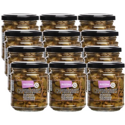 Mantova Caperberries - 12 pack, 7.05 oz