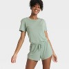 Women's Cooling Jersey Pajama Shorts - Auden™ - 3 of 3