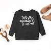 The Juniper Shop Talk Football To Me Ball Youth Ultra-Soft Graphic Sweatshirt - 3 of 4