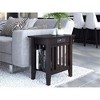 AFI Furnishings Mission Chair Side Table Set of 2 with Charger ES - 2 of 4