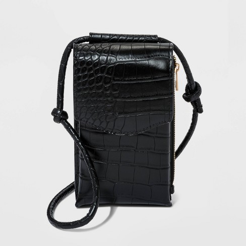 Cross body outlet bag for phone