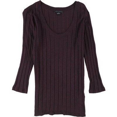 Sanctuary Clothing Womens Ribbed Pullover Blouse