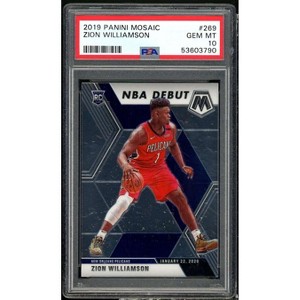 Zion Williamson Rookie Card 2019-20 Panini Mosaic #269 PSA 10 - 1 of 2