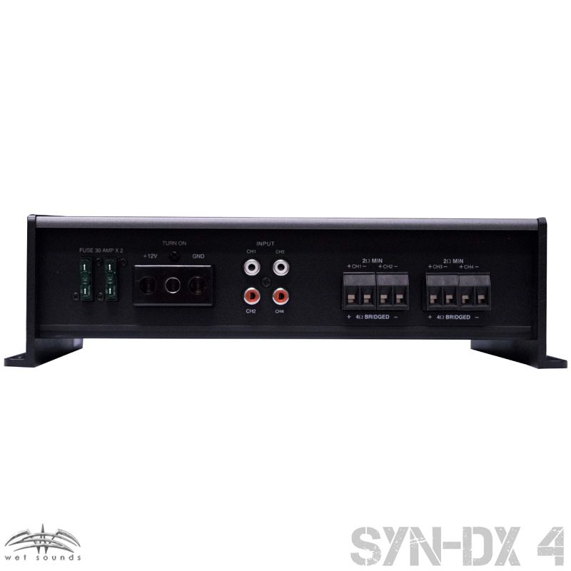 Wet Sounds SYN-DX 4 Full Range Class D Amplifier, 4 of 5