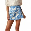 Women's Claudia Floral Print Skort - FLYING TOMATO - 2 of 4