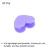 Unique Bargains Multifunctional Office Picture Heart Paper and Bag Clip 20 Pcs - 3 of 4