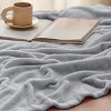 Cozy Comfort by Bedsure | Flannel Blanket Solid 260GSM Soft Fuzzy Plush Bed Blanket - 4 of 4