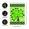 Patterned Shamrock Suede Garden Flag - 4 of 4