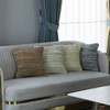 DEERLUX 16" Handwoven Wool & Cotton Throw Pillow Cover with Woven Knit Texture - 2 of 4