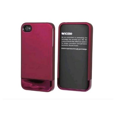 Incase Cover Case For Apple Iphone 4 With Stand - Pink (bulk Packaging ...