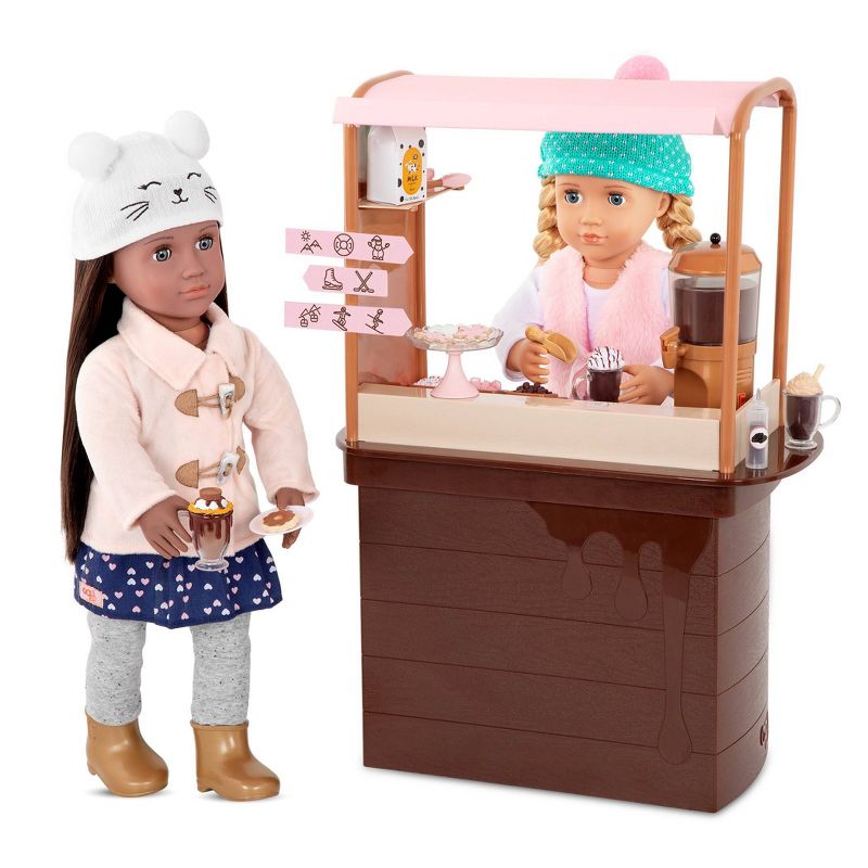 Our Generation Hot Chocolate Stand for 18&#34; Dolls - Choco-tastic, 3 of 13