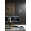 Metal and Wood Floor Lamp with Glass Globe Shade Gold - Storied Home - 3 of 4