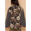 Women's High Neck Jacquard Shacket - POL - 3 of 4