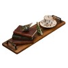 Kalmar Home Acacia Wood Tray w/ Metal Handles - Extra Long - image 2 of 3