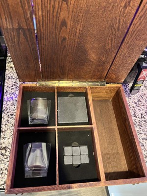 Picnic Time Ottawa Senators Whiskey Box Gift Set