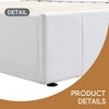 Lift-up Upholstered Platform Bed with Storage, Full-Size Bed Frame with Hydraulic System and Vertical Channel Headboard - Leovsnove - 4 of 4