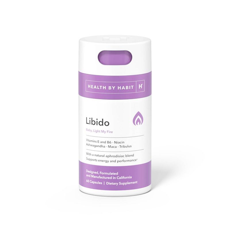 Health By Habit Libido Capsules - 60ct, 1 of 10
