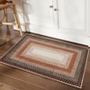Indoor Modern Machine Washable Geometric Bordered Area Rugs - Soft Non Slip Floor Carpet for Home Office - 3 of 4