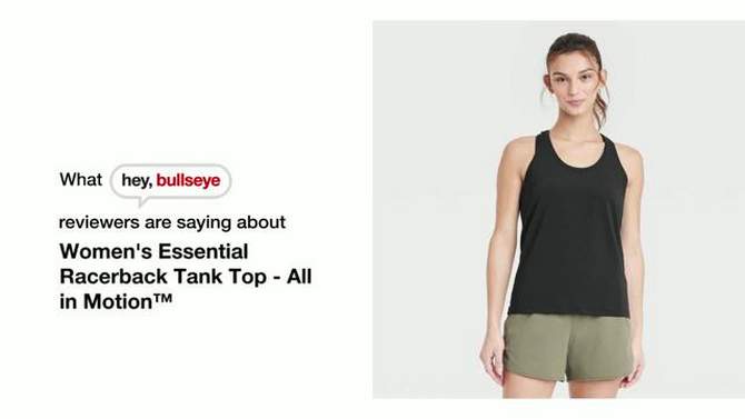 Women's Essential Tank Top - All In Motion™, 2 of 8, play video