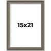 PosterPalooza | Weathered Black Picture Frame - UV Acrylic, Foam Board Backing, Hanging Hardware - 2 of 4