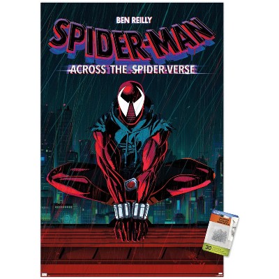 Marvel Spider-Man: Across The Spider-Verse - Static One Sheet Wall Poster,  14.725 x 22.375 Framed 