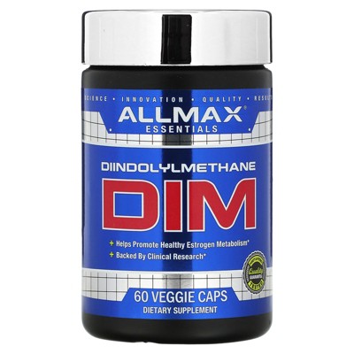 ALLMAX Essentials, DIM, 60 Veggie Caps (100 mg Per Capsule)