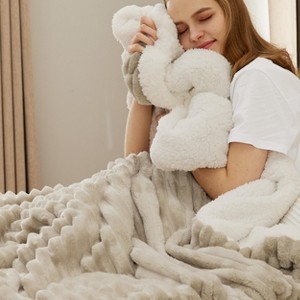 Bedsure Ultra-Plush Fleece Blanket - Warm Winter Blanket for Bed, Soft Home Decor Throw for Couch, All-Season Coziness - 1 of 4
