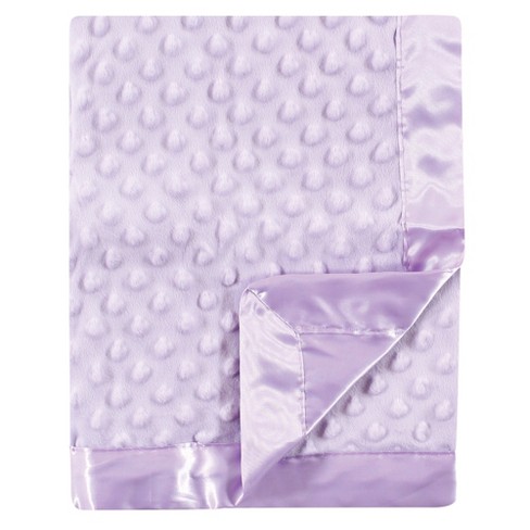 Hudson Baby Infant Girl Plush Mink Blanket Lilac One Size