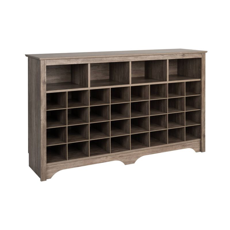 60" Entryway Shoe Cubby Console - Prepac, 4 of 13