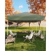 COZONY Pop Up Beach Canopy, Instant Setup Outdoor Sun Shade with Adjustable Height & Carrying Bag - 2 of 4