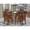5-Piece Mahogany Finish Solid Wood Top-Square Dining Room Set-Seats 4 - 2 of 4