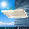 Yescom Replacement Swing Canopy UV30+ 180gsm Outdoor Porch Top Patio Seat Cover Beige - 2 of 4