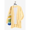 Woman Within Plus Size Perfect Longer-Length Cotton Cardigan - 3 of 4