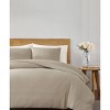 Cannon 3pc King Heritage Cotton Waffle Duvet Covers Set Khaki - 3 of 4