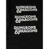 Dungeons & Dragons Triple Title Logo Men's Black Graphic Jogger Pants - 3 of 3