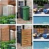 DoCred Air Conditioner Fence – Outdoor Privacy Screen Panels in Wood, Metal, or PVC, with Planter Box Options - 2 of 4