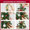 Yaheetech 2Ft/3Ft Tabletop Christmas Tree with LED Lights & Red Berries, Green - 4 of 4