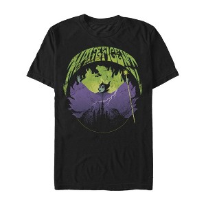 Men's Sleeping Beauty Maleficent Flames T-Shirt - 1 of 4