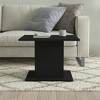 vidaXL Black Engineered Wood Coffee Table - Stylish End Table for Living Room, Lounge, Bedroom - Contemporary Couch Table, Easy Assembly - 3 of 4