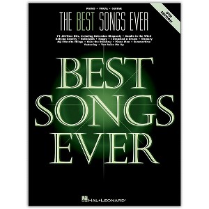 Hal Leonard The Best Songs Ever for Piano/Vocal/Guitar 9th Edition - 1 of 1