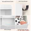 Three-Tier Kids Bookshelf and Bookcase w/ Toy Storage Cabinet, Classroom Storage Cabinet, White Bookshelf, Kids Classroom Cubbies - 3 of 4