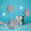 Beistle 3-D Prismatic Snowflake Centerpiece, 10", (2/Pkg) Multicolored - image 2 of 3