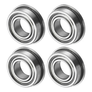 Unique Bargains Chrome Steel Multipurpose Use Flanged Ball Bearing 4 1/5" x 3/8" x 1/8" - 1 of 4