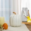 Northlight 8" White Pumpkin Autumn Harvest Tabletop Decoration - 2 of 4
