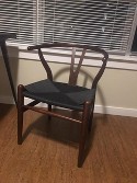 Mid Century Modern Wishbone Chair Brown Black Baxton Studio Target