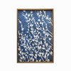 Gallery 57 24"x36" Azure Blossoms Wood Framed Print on Canvas Wall Art - 2 of 4